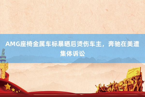 AMG座椅金属车标暴晒后烫伤车主，奔驰在美遭集体诉讼