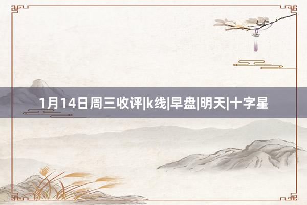 1月14日周三收评|k线|早盘|明天|十字星
