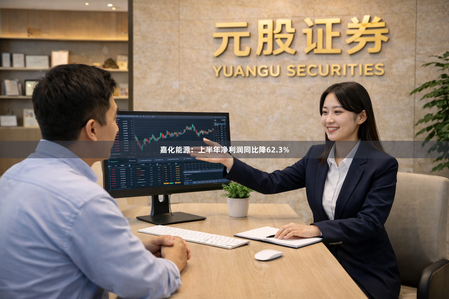 嘉化能源:上半年净利润同比降62.3%