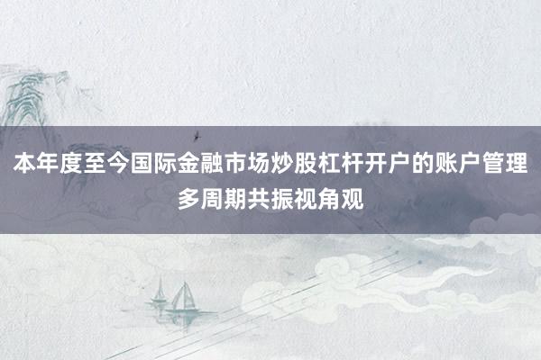 本年度至今国际金融市场炒股杠杆开户的账户管理多周期共振视角观