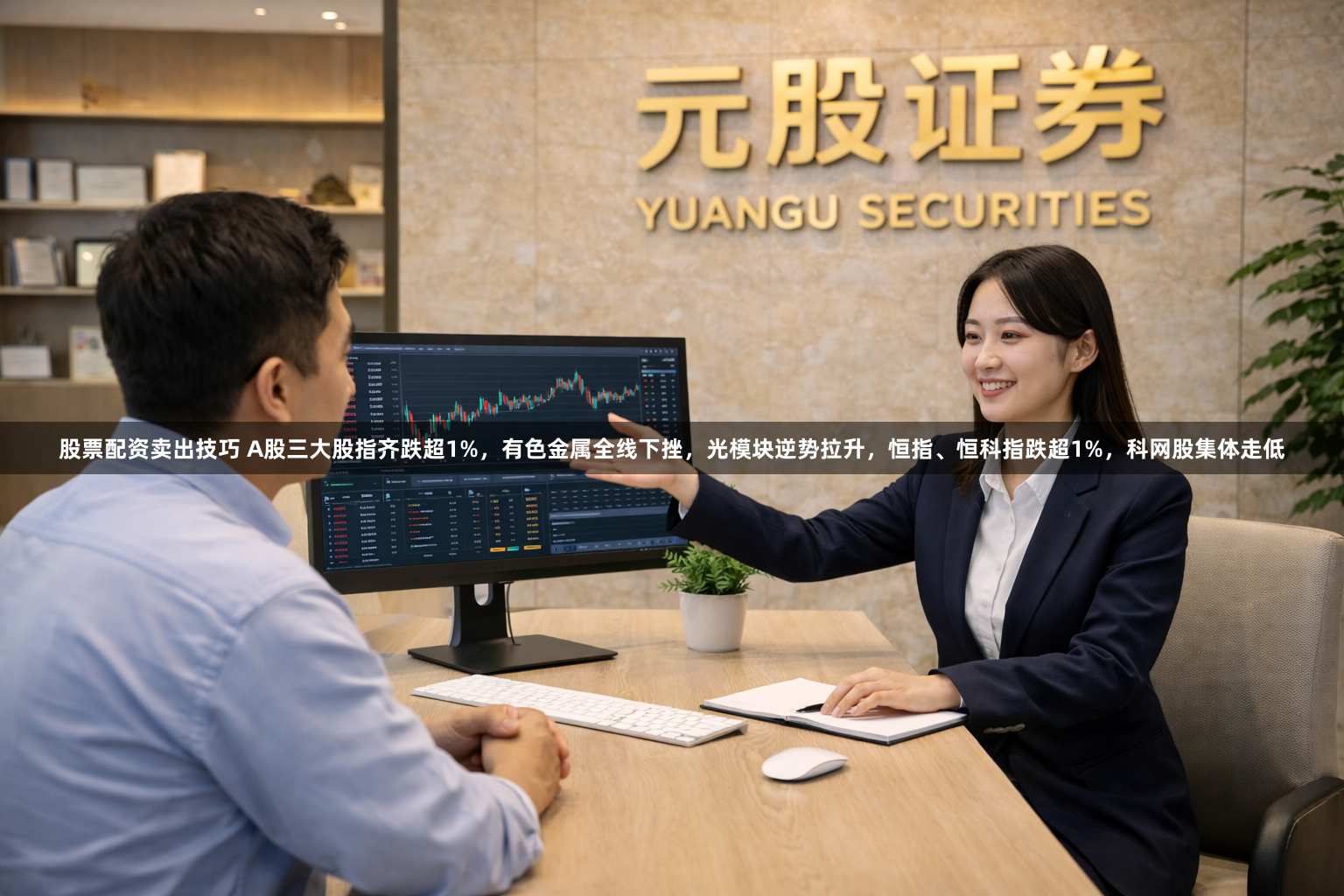 股票配资卖出技巧 A股三大股指齐跌超1%，有色金属全线下挫，光模块逆势拉升，恒指、恒科指跌超1%，科网股集体走低
