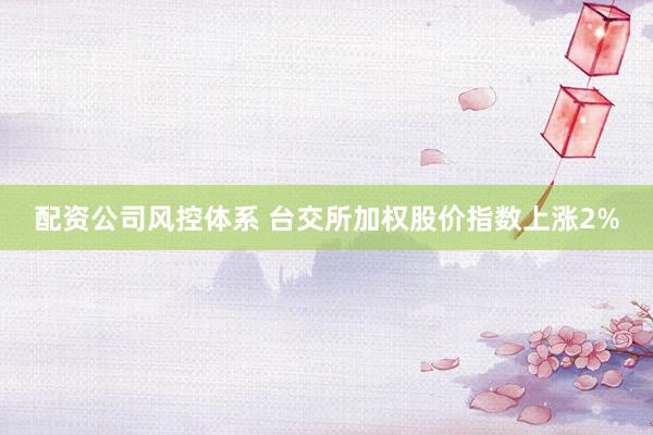 配资公司风控体系 台交所加权股价指数上涨2%